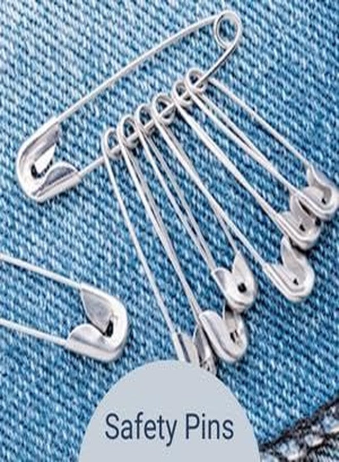 Kalaneet 80-Pcs Multipurpose (Size 4cm) Stainless Steel Safety Pins for Women and Girls - Image 5